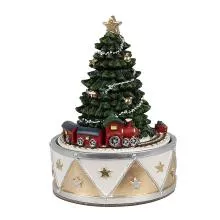 Music box CHRISTMAS TREE Ø 11x15 cm