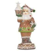 Dekorativní figurka Santa Clause s LED osvětlením 15x13x32 cm / 3xAAA