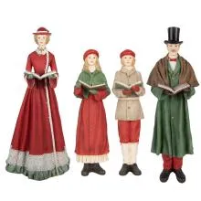 Sada čtyř figurek vánočního sboru