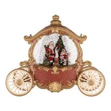 Music box s LED osvětlením CARRIAGE LED 26x11x20 cm / 3xAA