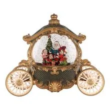 Music box s LED osvětlením CARRIAGE LED 26x11x20 cm / 3xAA