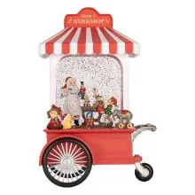 Music box s LED osvětlením ICE CREAM CART 17x10x27 cm / 3xAA