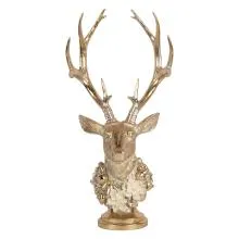 Dekorativní bysta jelena 24x19x52 cm