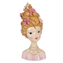 Dekorativní bysta ženy 16x14x33 cm