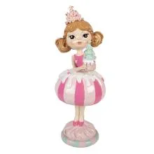 Dekorativní figurka dívky 10x10x25 cm