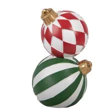 Vánoční dekorace CHRISTMAS BAUBLE Ø 12x20 cm