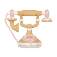 Dekorativní retro telefon v cukrovém stylu