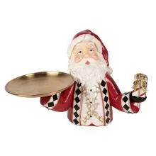 Christmas Decoration Figurine Santa Claus 35x22x25 cm Red Pl