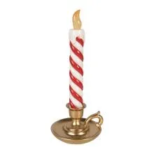Christmas Decoration Figurine Candlestick 12x11x26 cm Gold c