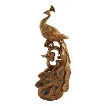 Dekorativní figurka páva 12×8×28 cm