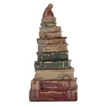 Decorative Figurine Books 13x10x26 cm Red Plastic
