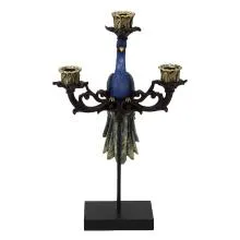 Dekorativní svícen PEACOCK 25×10×42 cm