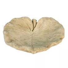 Cementové krmítko pro ptáčky LEAF 22*22*6 cm