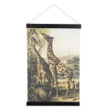 Nástěnná mapa GIRAFFES 40*2*60 cm