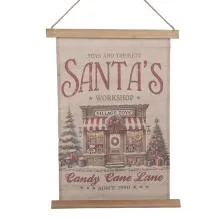 Nástěnná mapa SANTAS WORKSHOP