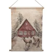Nástěnná mapa WINTER SCENE