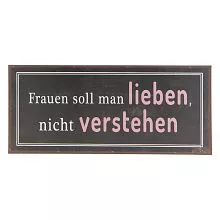 Plechová cedule FRAUEN