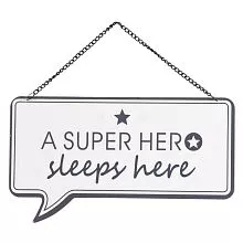 Plechová cedule SUPER HERO