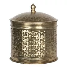 Kovový box Ø 18*20 cm