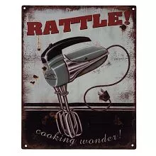 Plechová cedule RATTLE