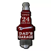 Plechová cedule DADS GARAGE