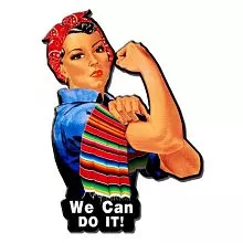 Plechová cedule WE CAN DO IT