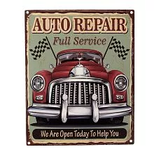 Plechová cedule AUTOREPAIR