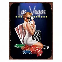 Plechová cedule LAS VEGAS
