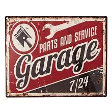Plechová cedule GARAGE  25x20 cm