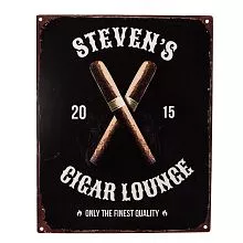 Plechová cedule CIGARS 20x25 cm