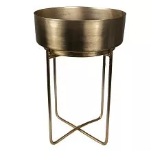 Kovový květináč na stojanu Ø 30*48 cm