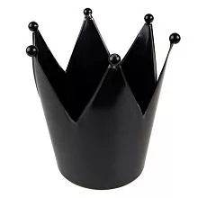 Kovový svícen na čajovou svíčku CROWN
