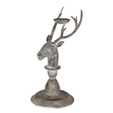 Kovový svícen DEER 17x14x30 cm