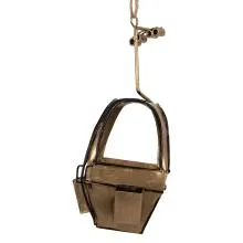 Christmas Ornament 7x7x17 cm Grey Metal 6Y6049