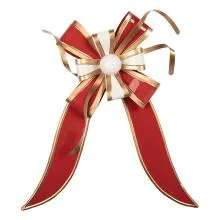 Christmas Decoration Figurine 30x6x38 cm Red Metal 6Y6055