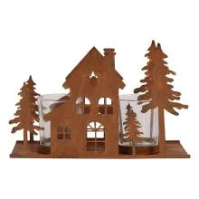 Svícen na čajovou svíčku HOUSE