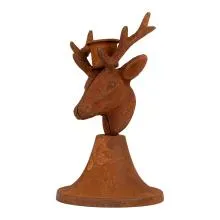 Candle holder Brown Metal Candle holder 6Y6172