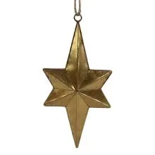 Dekorativní kovová ozdoba STAR 25x6x51 cm