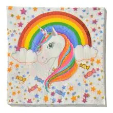 Papírové ubrousky UNICORN (20 kusů v balení)