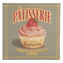 Papírové ubrousky PATISSERIE(20 kusů v balení) 33x33 cm