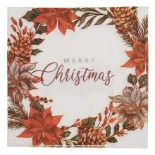 Papírové ubrousky CHRISTMAS (20 kusů v balení) 33x33 cm