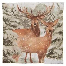 Papírové ubrousky DEERS (20 kusů v balení) 33x33 cm