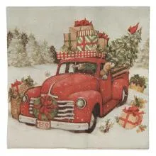 Papírové ubrousky CAR (20 kusů v balení) 33x33 cm