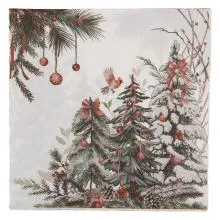 Papírové ubrousky TREES (20 kusů v balení) 33x33 cm