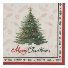 Papírové ubrousky CHRISTMAS (20 kusů v balení) 33x33 cm