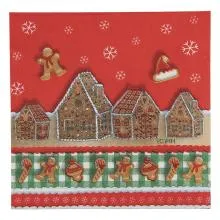 Papírové ubrousky CHRISTMAS (20 kusů v balení) 33x33 cm