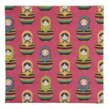 Papírové ubrousky NESTING DOLL (20 kusů v balení) 33x33 cm