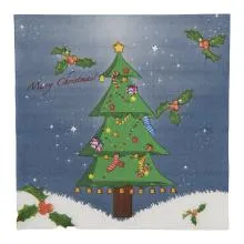 Papírové ubrousky CHRISTMAS TREE (20 kusů v balení) 33x33 cm