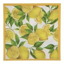 Papírové ubrousky LEMONS (20 kusů v balení) 33x33 cm