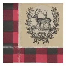Papírové ubrousky DEER (20 kusů v balení) 33x33 cm